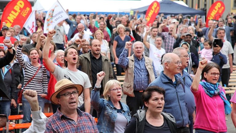 MLPD protestiert gegen drastische Einschränkung des Rechts auf freie Wahlen