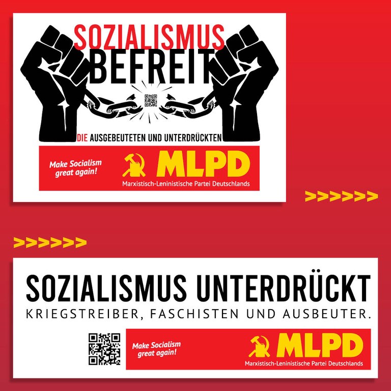 Aufkleber der MLPD