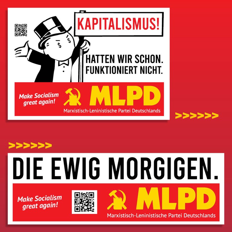 Aufkleber der MLPD