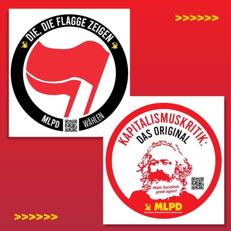 Aufkleber der MLPD