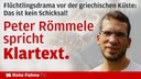 Flüchtlingsdrama vor der griechischen Küste: Das ist kein Schicksal!