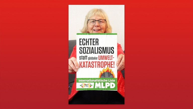 Sozialismus statt Umweltkatastrophe - entscheide dich